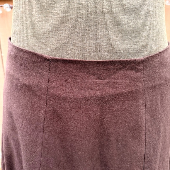 Y2K Boho Beaded Embroidered Chocolate brown maxi skirt - Picture 6 of 9